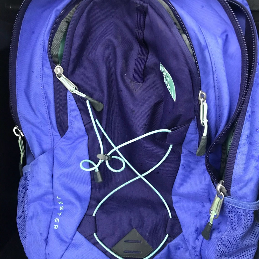 North face back pack (pic wet from rain)